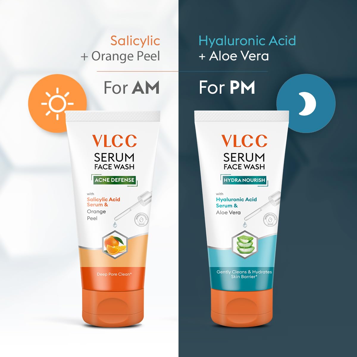 VLCC Salicylic Acid & Orange Peel Serum Facewash - 150 ml for Deep Pore Cleansing for AM – view 3