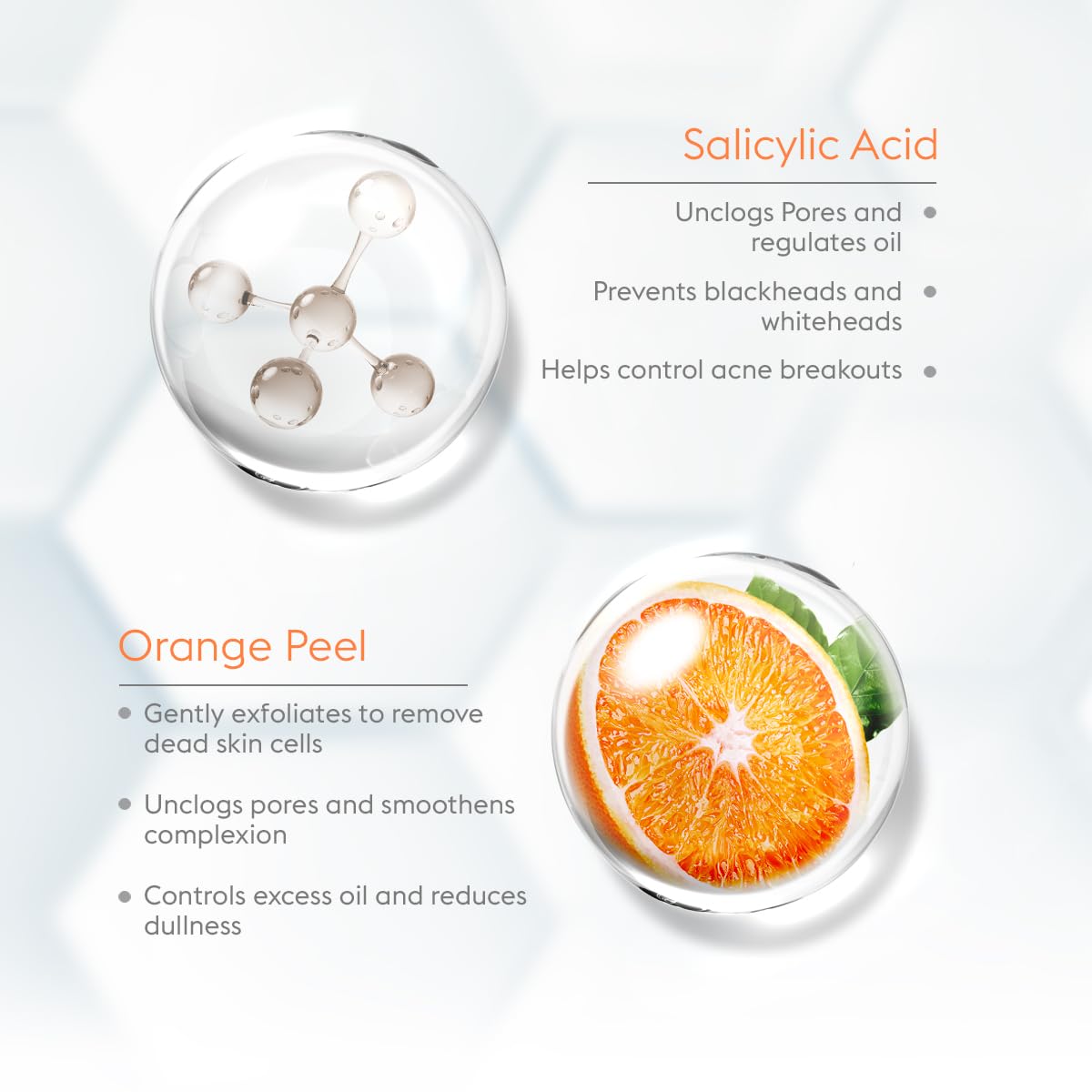 VLCC Salicylic Acid & Orange Peel Serum Facewash - 150 ml for Deep Pore Cleansing for AM – view 5