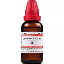 Two 30 ml bottles of Dr. Willmar Schwabe India Cineraria Maritima Q