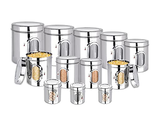 Ebun Heavy Gauge See Through Stainless Steel Containers for Kitchen – view 9