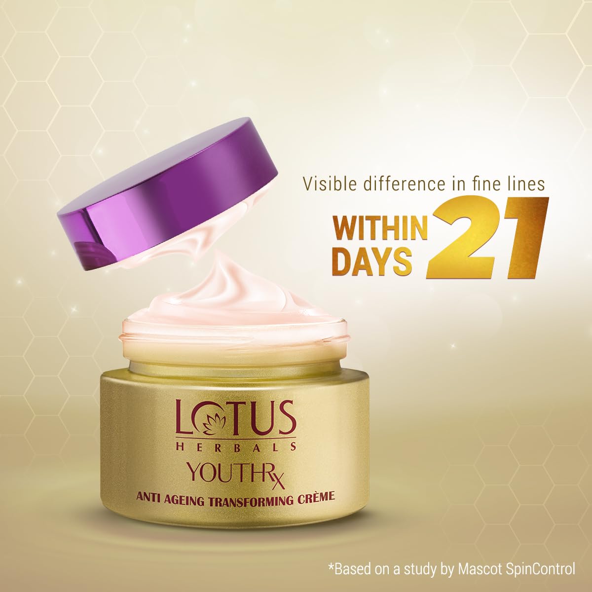 Lotus Herbals YouthRx Anti Ageing Transforming Face Cream SPF 25 and PA+++ – view 3