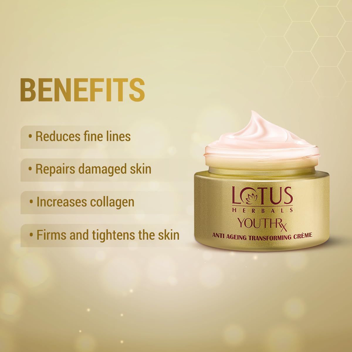 Lotus Herbals YouthRx Anti Ageing Transforming Face Cream SPF 25 and PA+++ – view 4