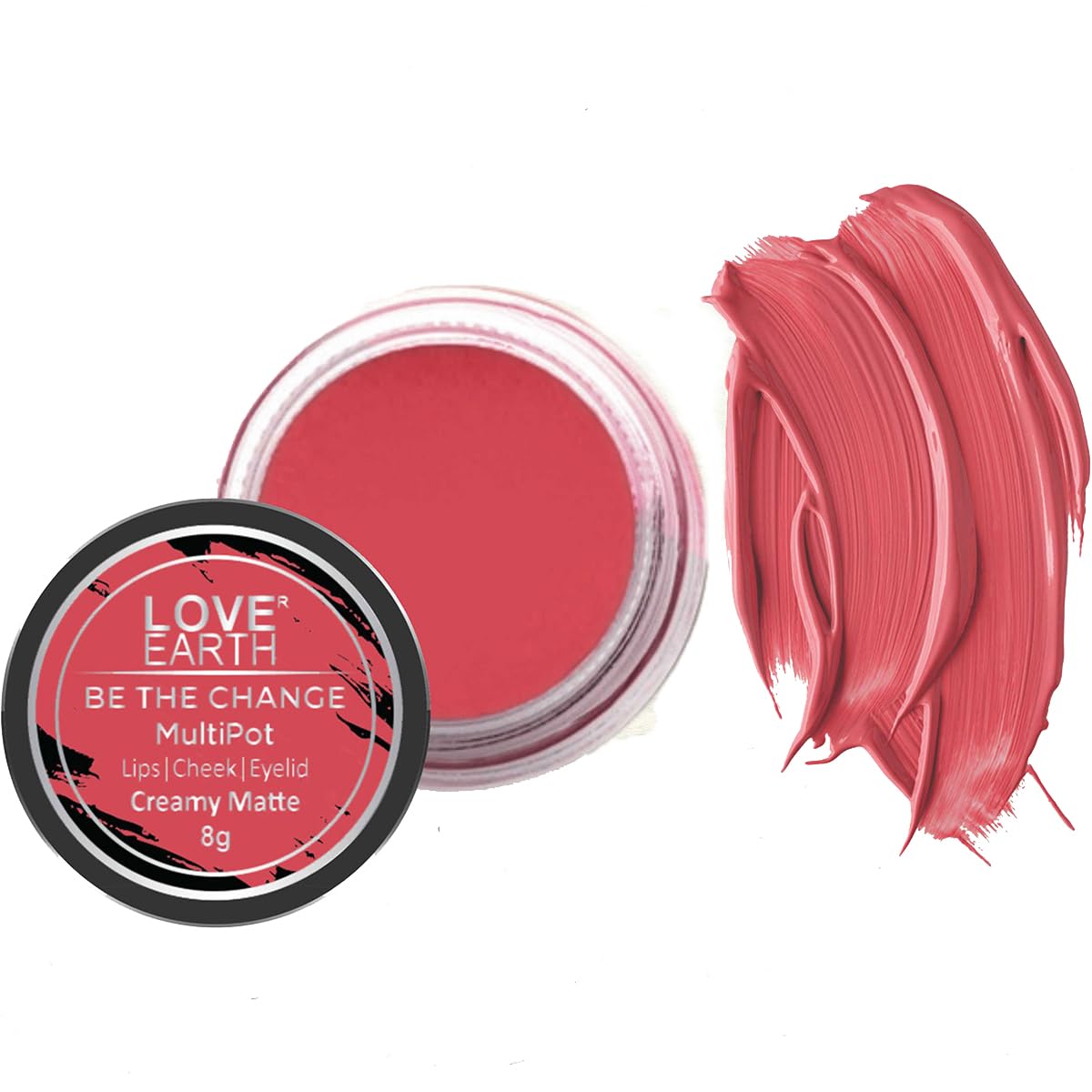 Rose Pink matte multipot for lips cheeks and eyelids