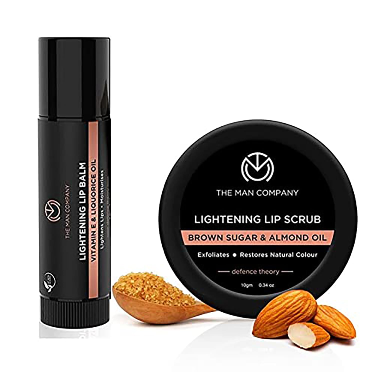 The Man Company lip care combo for dry chapped lips