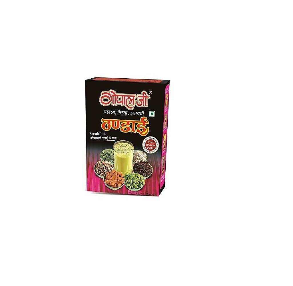 Gopaljee thandai mix pouch for rich creamy milk drink