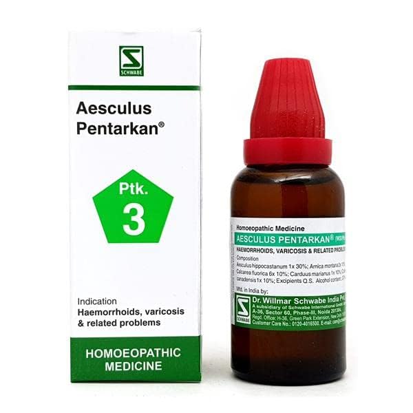 Dr Willmar Schwabe India Aesculus Pentarkan Drop -30ML – view 1
