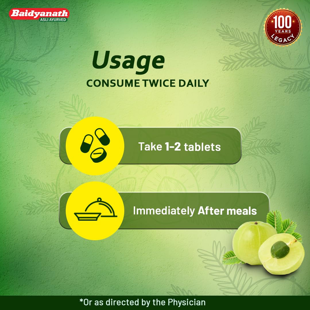 Baidyanath Gaisantak Bati - Instant Relief from Gas and Indigestion - 100 Tablets (Pack of 2) – view 7