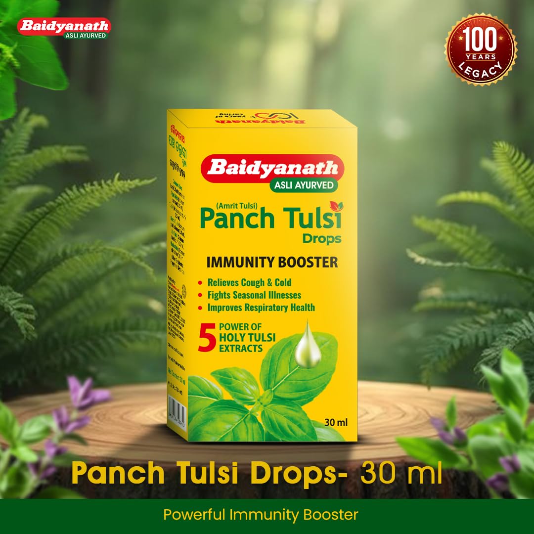 Baidyanath Panch Tulsi Drops - 30 ml – view 2
