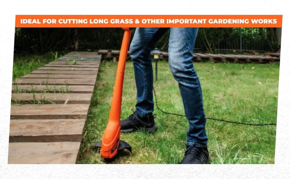 BLACK+DECKER GL350L 350W Corded String Trimmer, 12000 RPM, 23 cm (9 – view 5