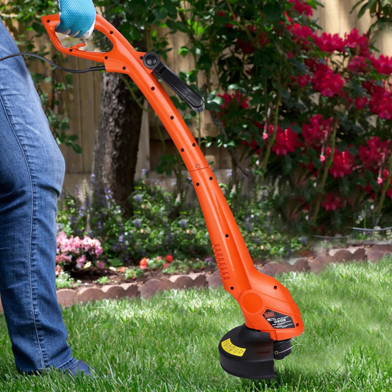 BLACK+DECKER GL350L 350W Corded String Trimmer, 12000 RPM, 23 cm (9 – view 9