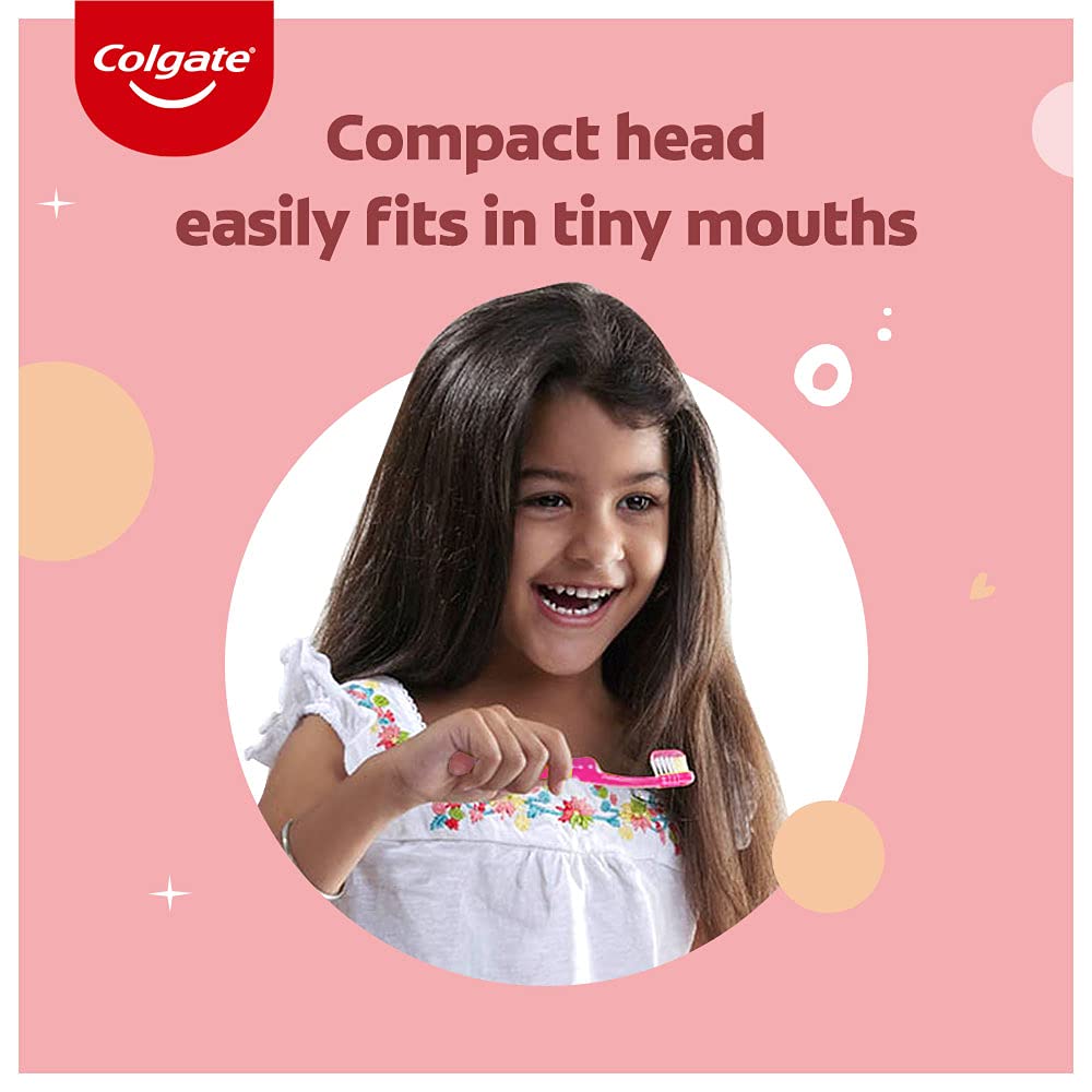 Colgate Batman Anticavity Toothpaste For Kids - 80g (Bubble Fruit Flavour) & Colgate Kids Barbie Manual Toothbrush,Multicolor,1 Piece – view 7