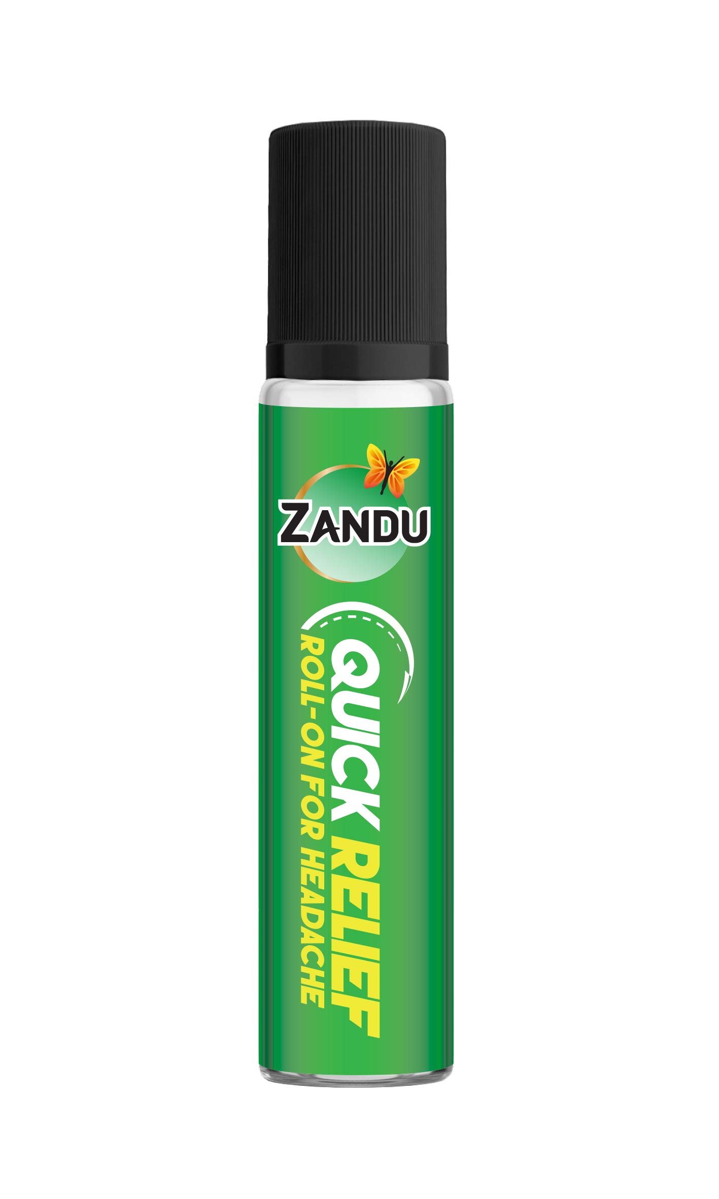 Compact Zandu roll-on bottle for headache and cold relief
