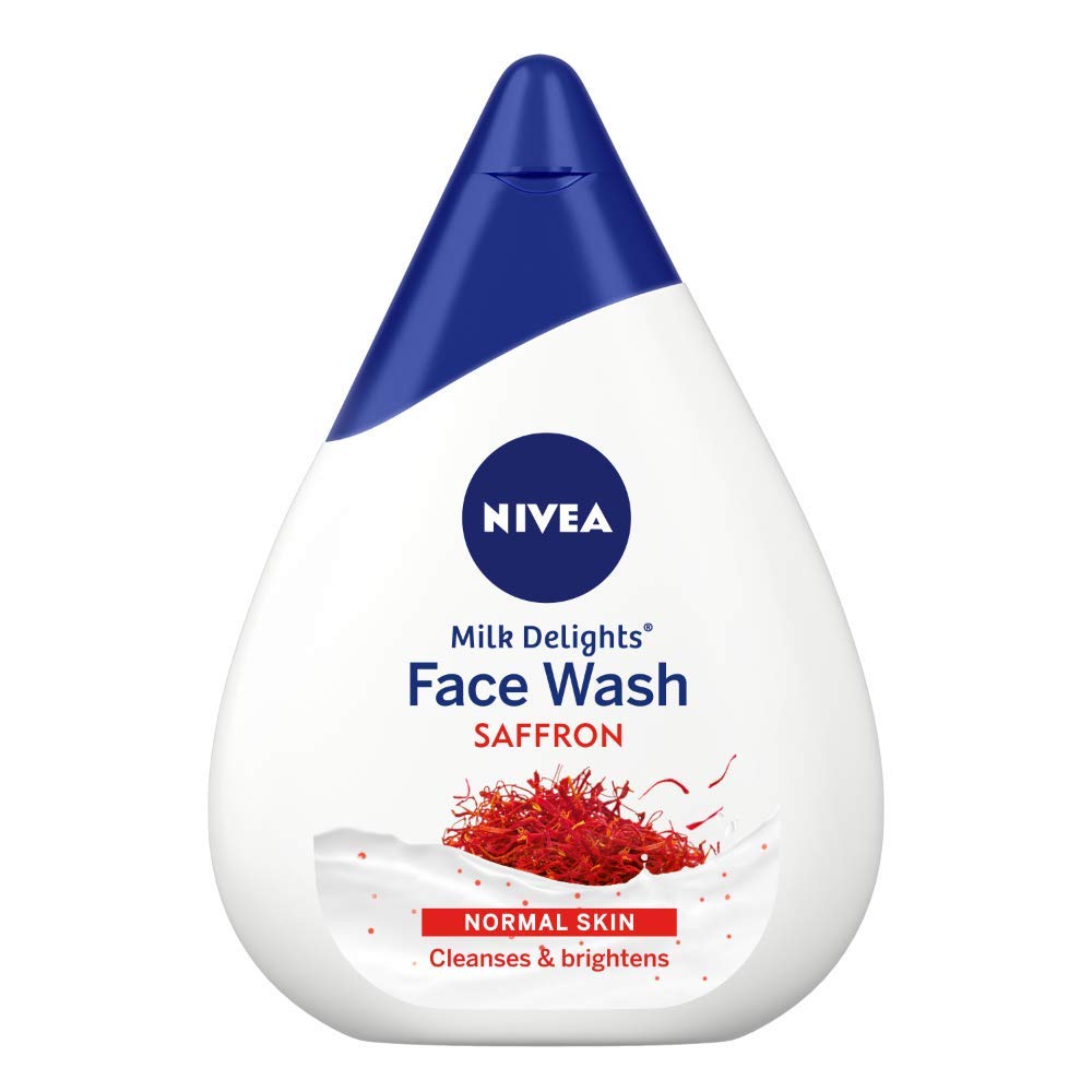 Nivea Milk Delights Precious Saffron Face Wash For Normal Skin, 100ml (Pack of 3) – view 2