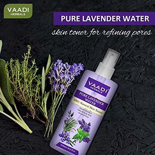 Vaadi Herbals Pvt. Ltd Pack Of 2 Lavender Water -100% Natural & Pure Skin Toner, 250 ml (Pack of 2) – view 6