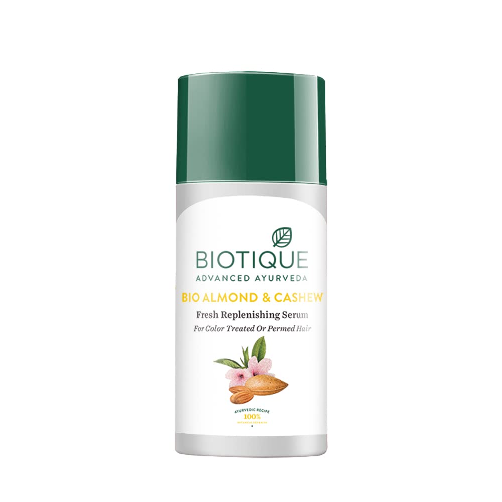 Biotique Bio Almond and Cashew Fresh Replenishing Hair Serum, 40ml – view 2