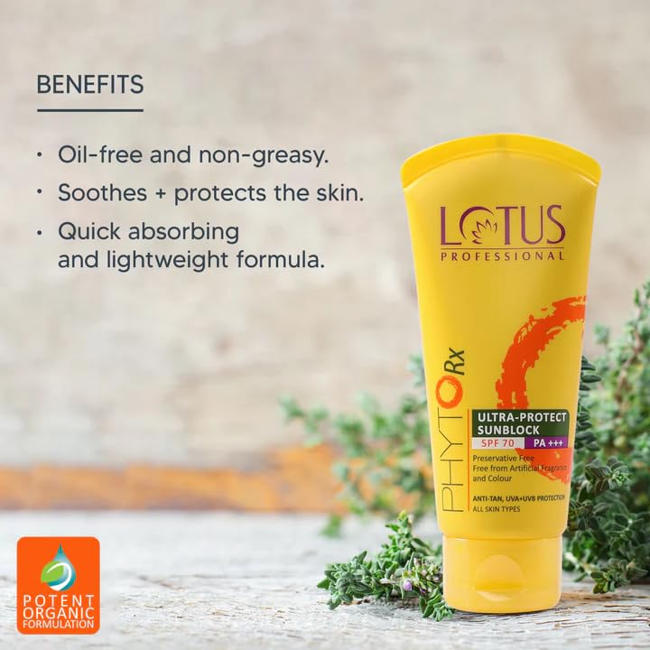 Lotus Professional PHYTORX ULTRA-PROTECT SUNBLOCK SPF 70 PA+++ – view 3