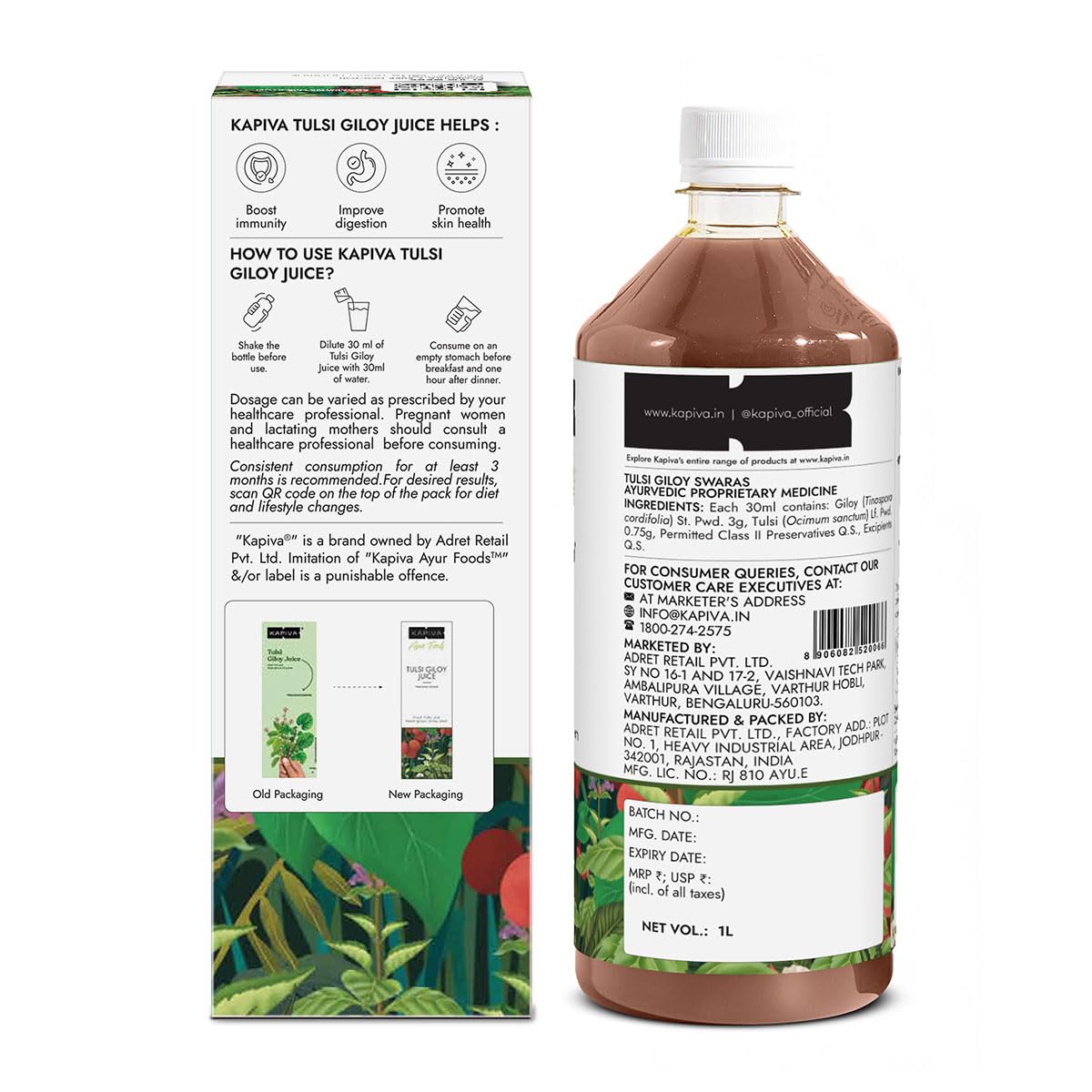 Kapiva Wild Tulsi Giloy Juice – view 9