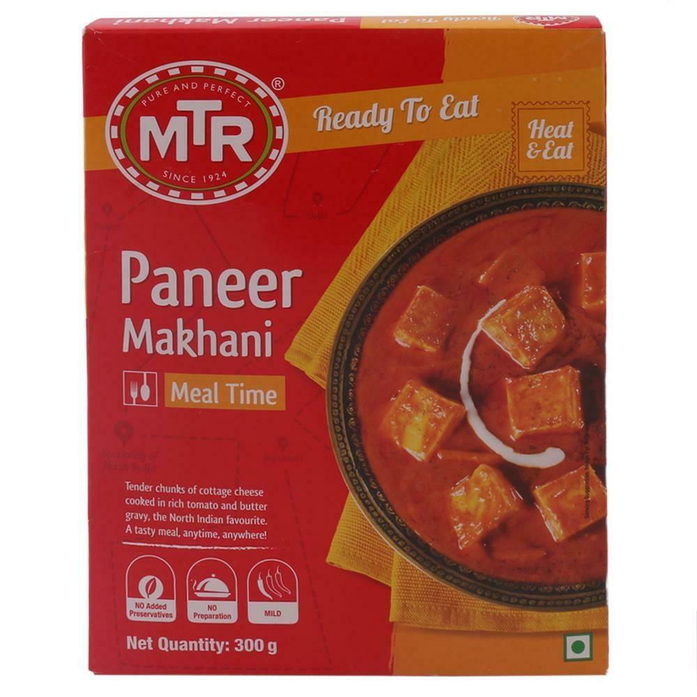 Pack of MTR Paneer Makhani ready meal 300g