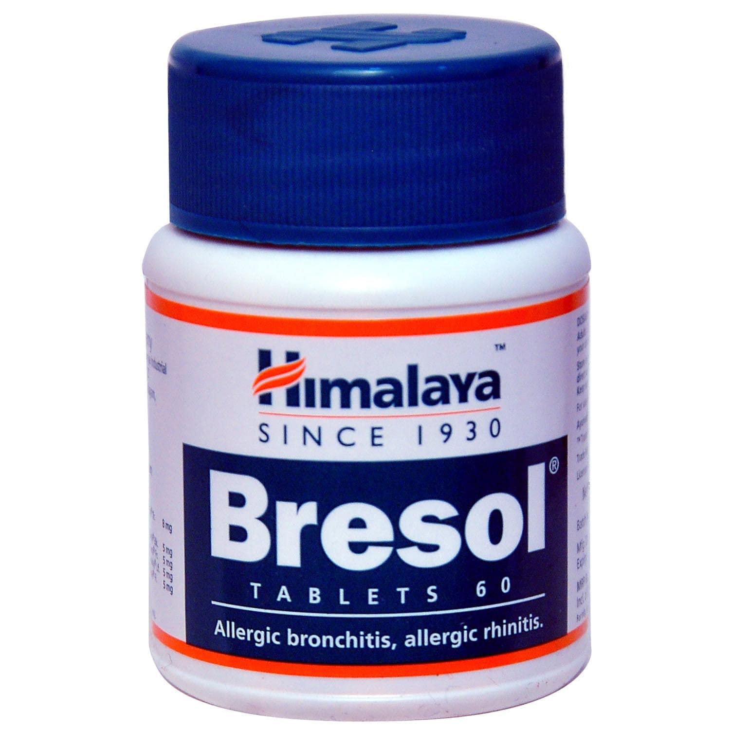 Bottle of Bresol tablets, 60 count, made in India