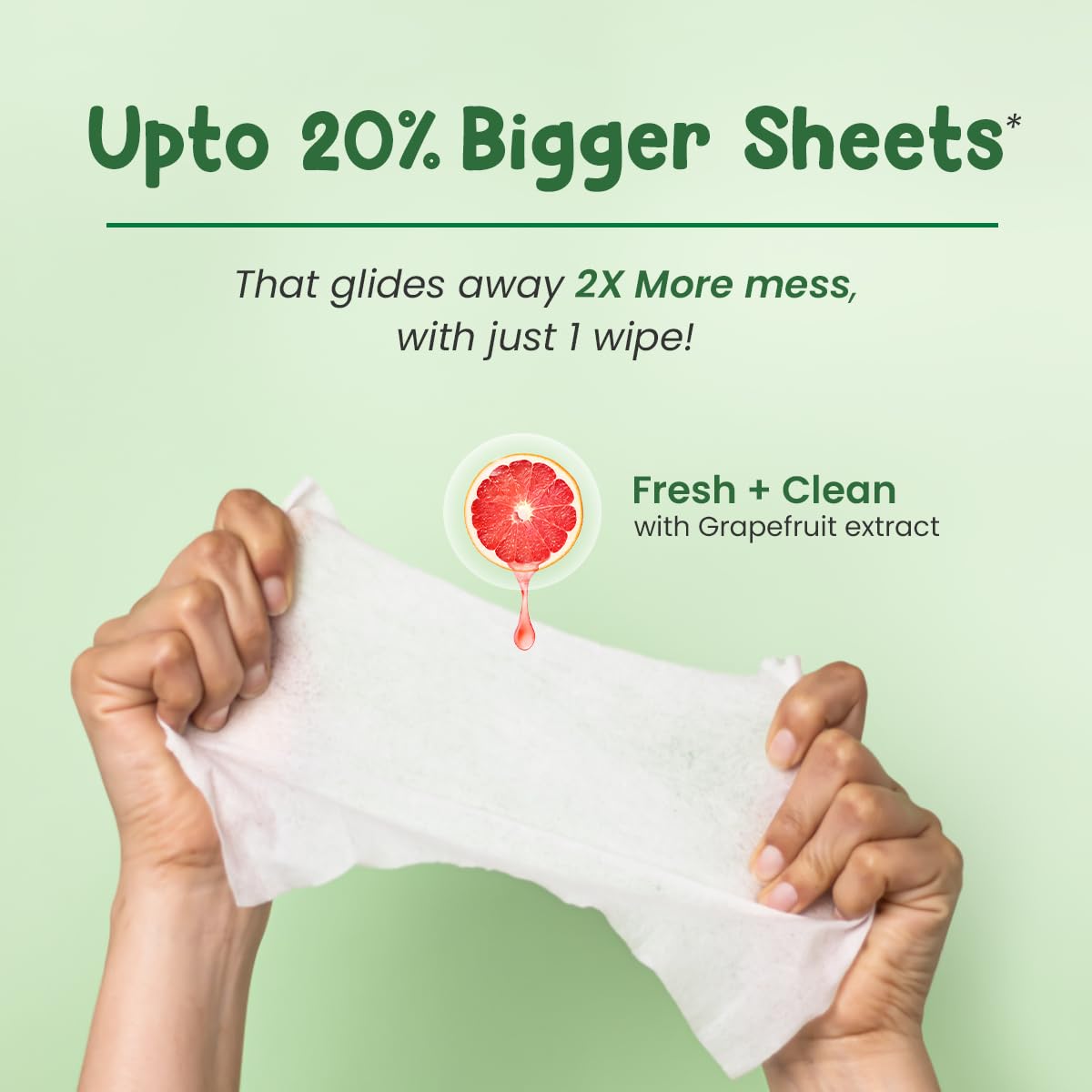 Mother Sparsh Natural Care Baby Wipes I 100% Plant Made Fabric From Forest Land – view 4