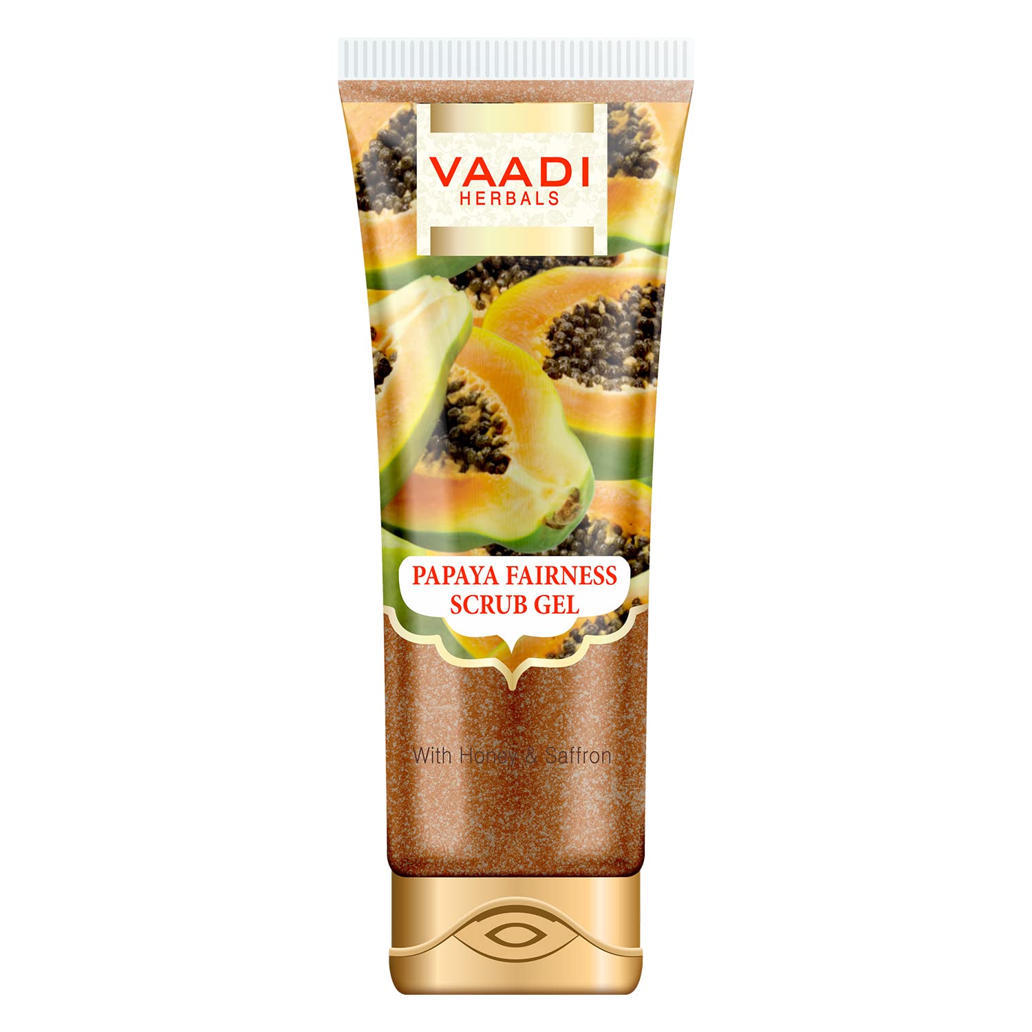Papaya fairness scrub gel jar for face, 110g