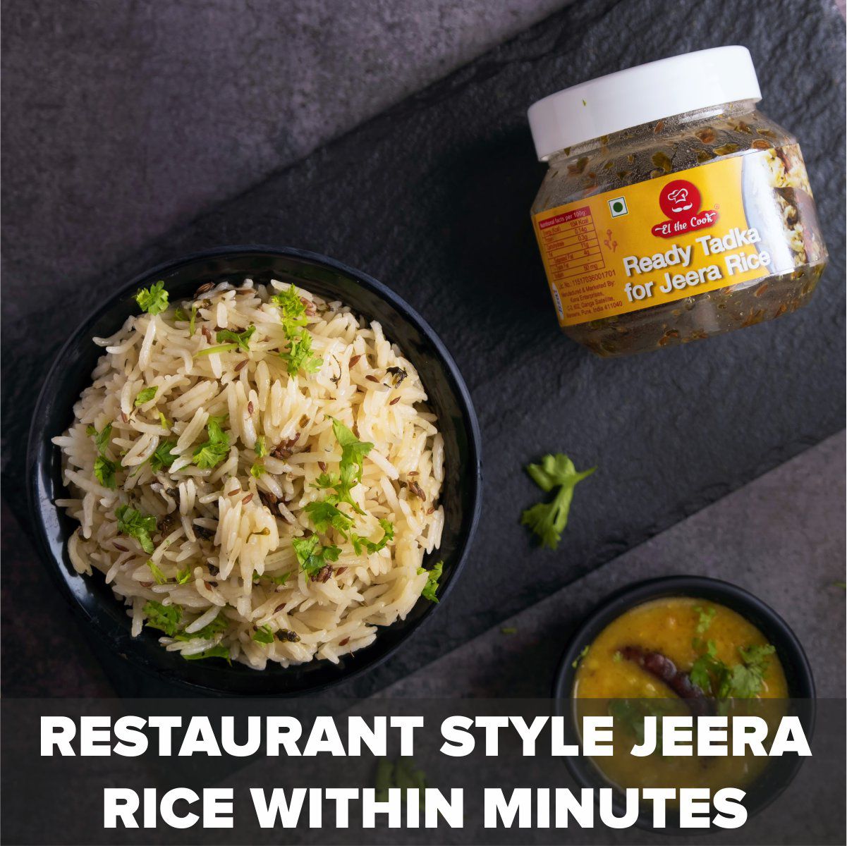 El The Cook Jeera Rice Tadka Jar - 180g – view 3