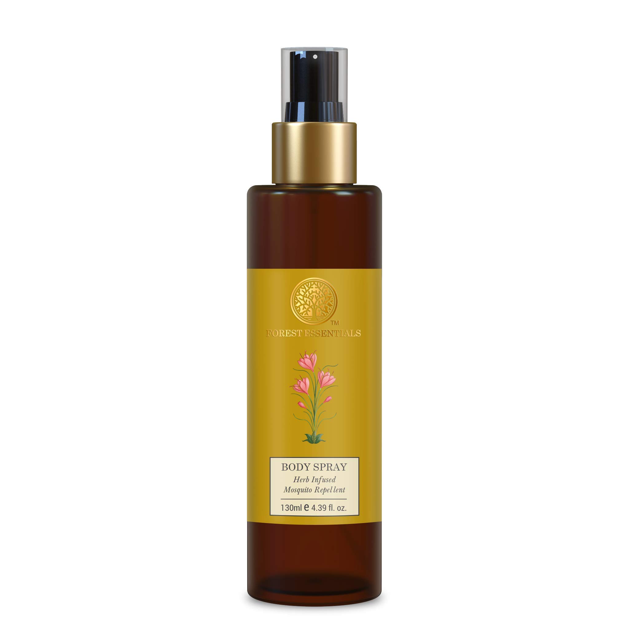 Forest Essentials Body Spray Herb Infused Mosquito Repellent & Forest Essentials Delicate Facial Cleanser Kashmiri Saffron & Neem Combo – view 2