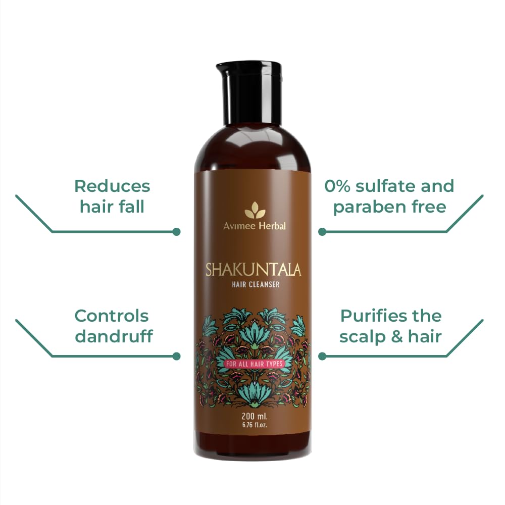 Avimee Herbal Shakuntala Hair Cleanser Shampoo For Daily Use – view 2