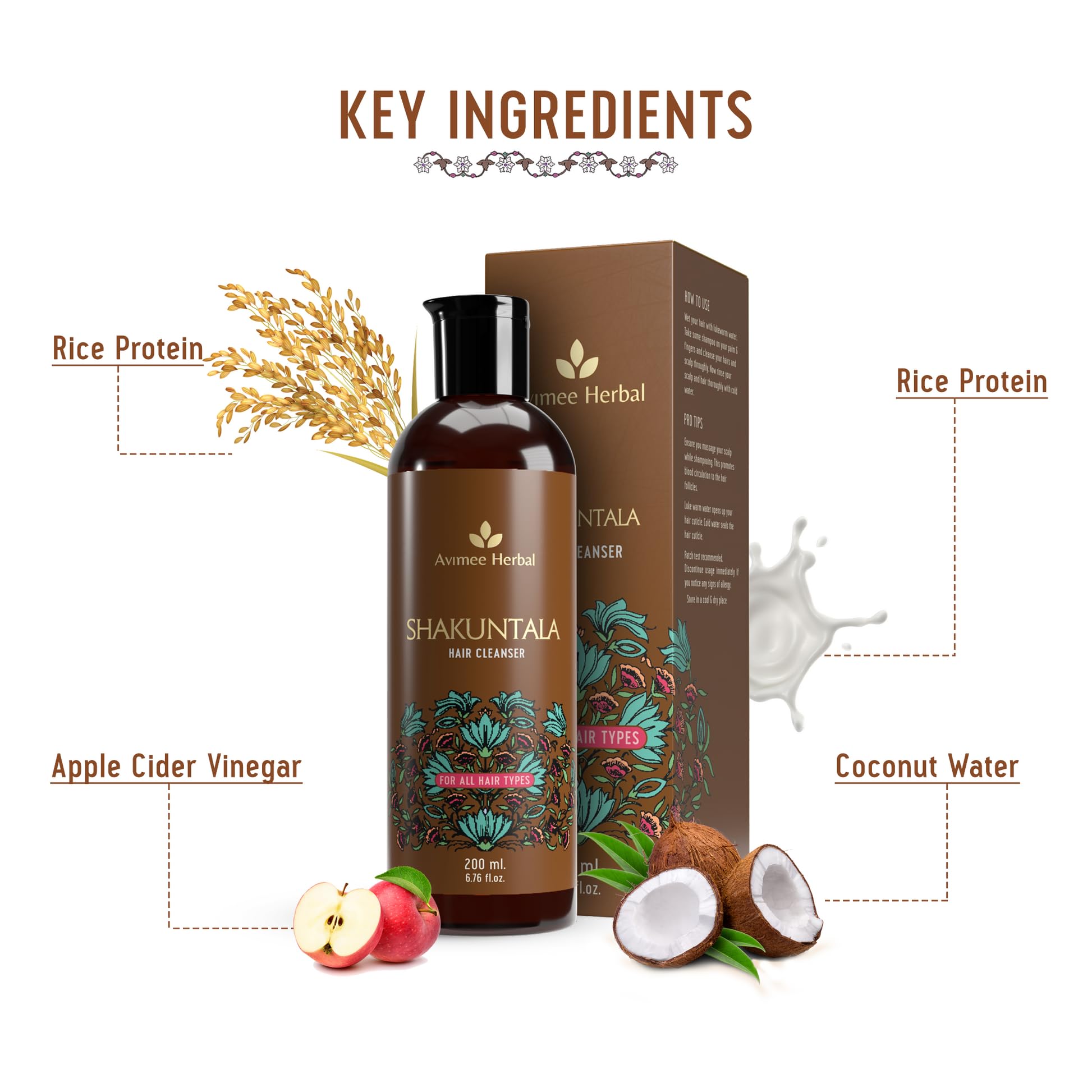 Avimee Herbal Shakuntala Hair Cleanser Shampoo For Daily Use – view 6