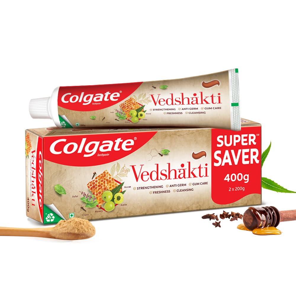 Colgate Vedshakti cavity protection toothpaste with herbal ingredients
