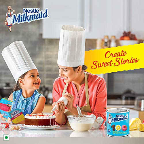 Milkmaid Nestle Tin, 380G/400G (Weight May Vary), Liquid – view 6