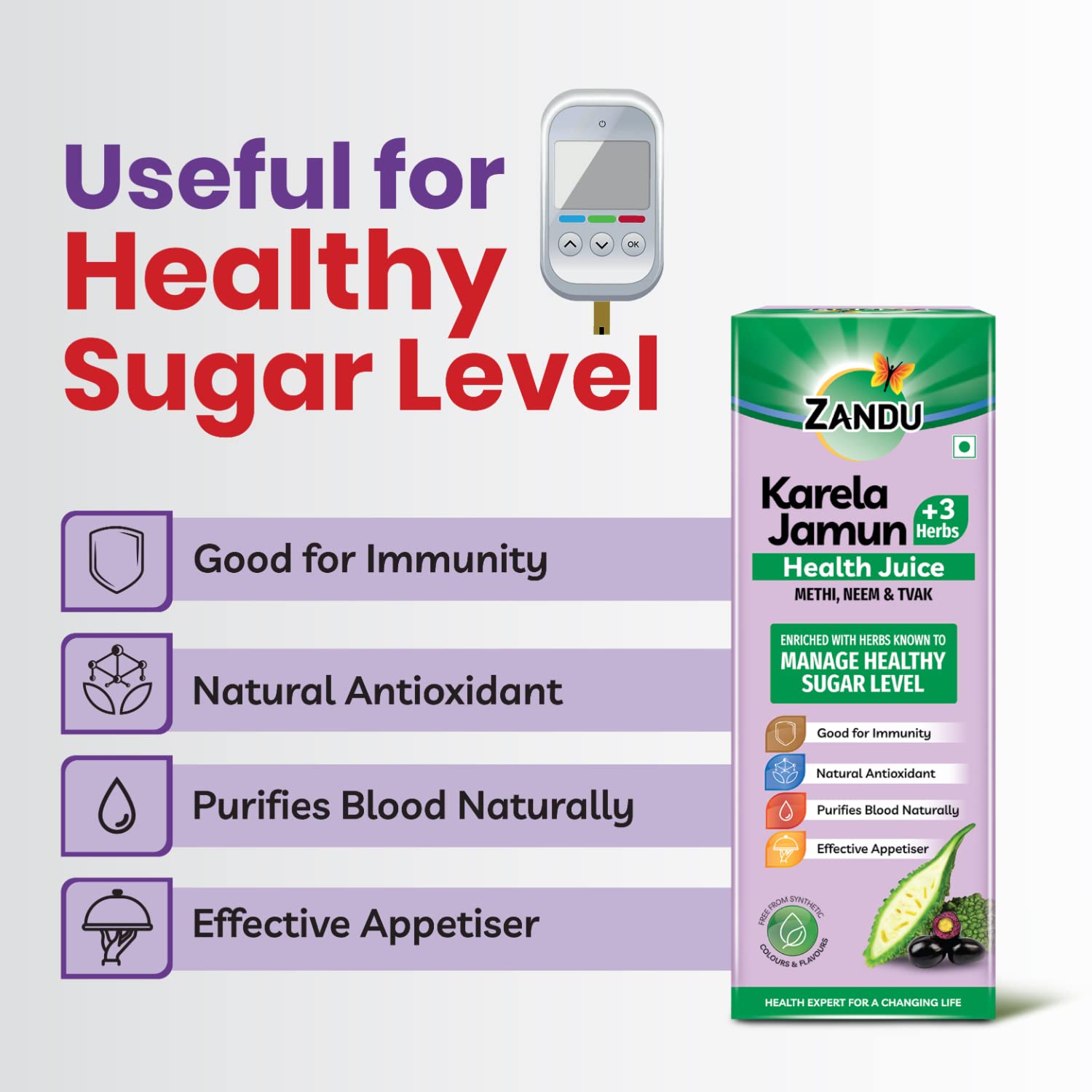 Zandu Aloe Vera Juice with 5 added Herbs, 1 L, Pure and Natural, Ayurvedic Immunity Booster, Good for Digestive Health, Skin Health & Liver Function – view 5