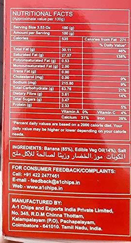A1 Ultra Thin Banana Wafers - Classic Salt-180gm – view 2