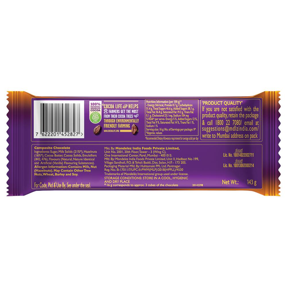 Cadbury Dairy Milk Silk Hazelnut Chocolate 143 G – view 2