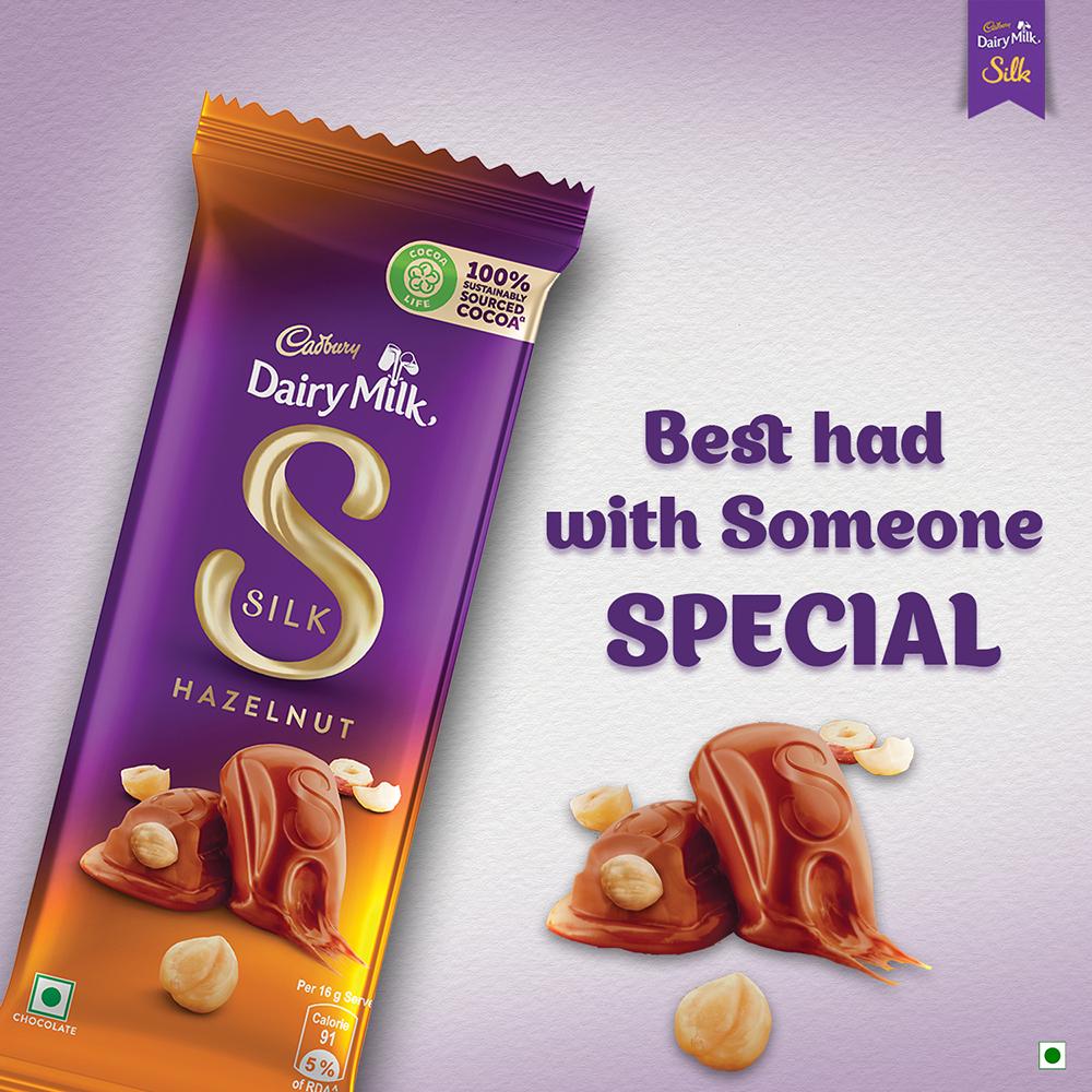 Cadbury Dairy Milk Silk Hazelnut Chocolate 143 G – view 3