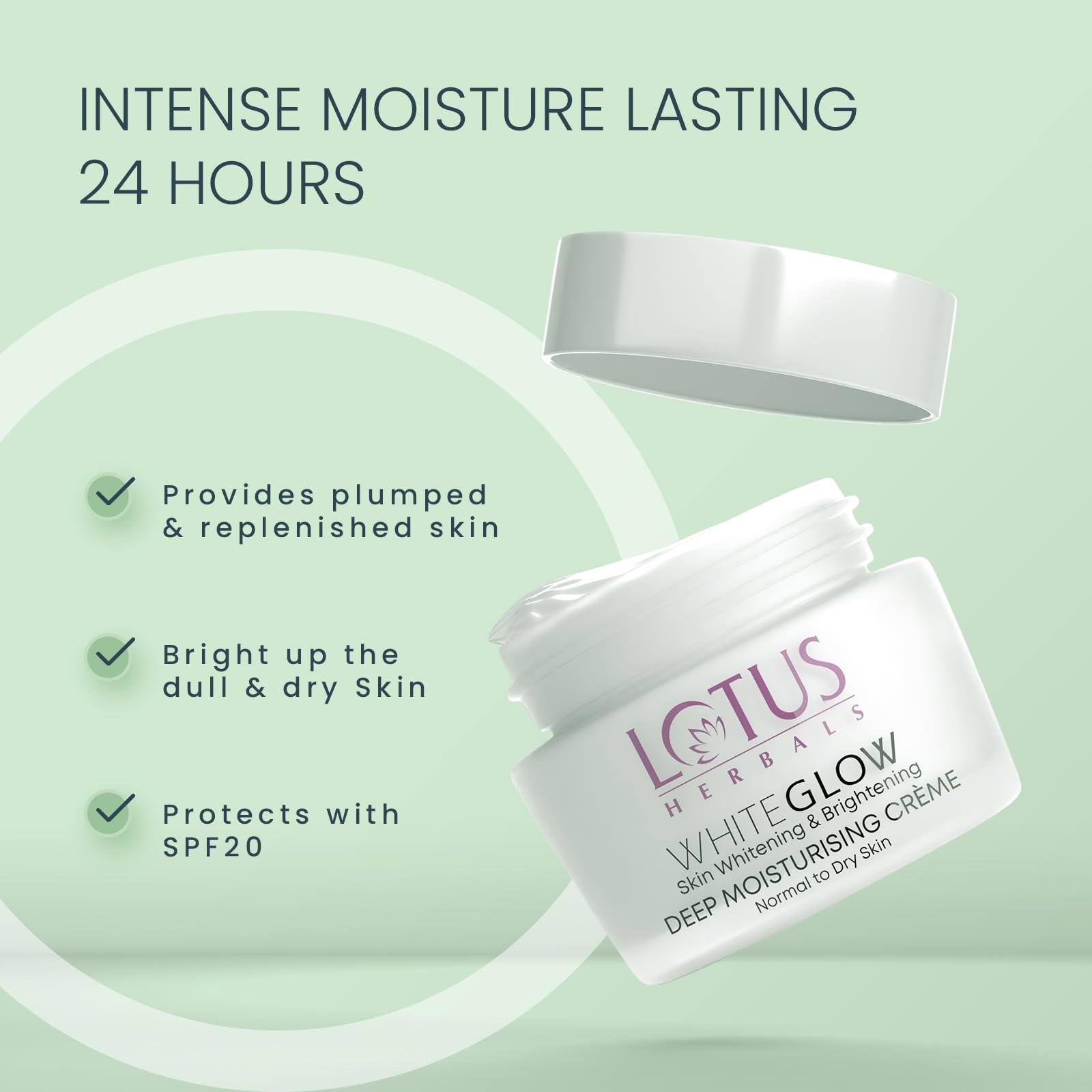 Lotus Herbals WhiteGlow Deep Moisturising Face Cream – view 3