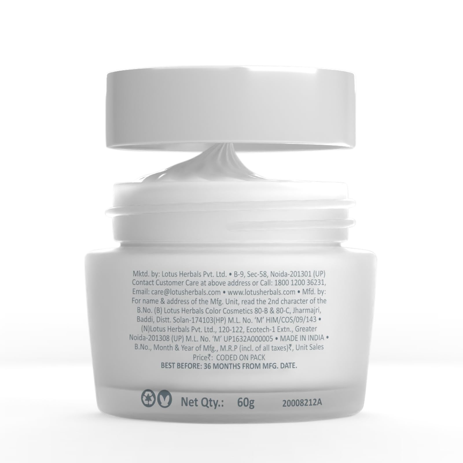 Lotus Herbals WhiteGlow Deep Moisturising Face Cream – view 8