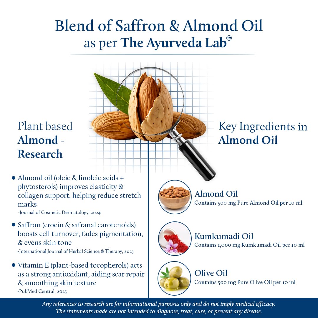 Blue Nectar Saffron & Almond Oil for Stretch Marks for Pregnant Women – view 4