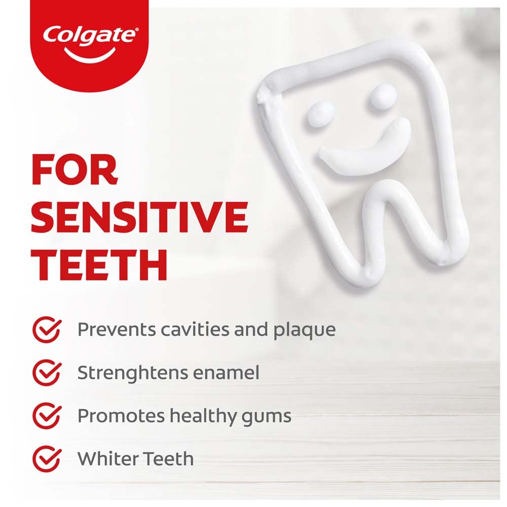 Colgate Sensitive Everyday Protection Toothpaste, Twin Pack Of 160g (80g X 2), Specifically Developed For Sensitive Teeth & Healthy Gums, Colgate Toothpaste For Prevention Of Cavities & Plaque – view 5