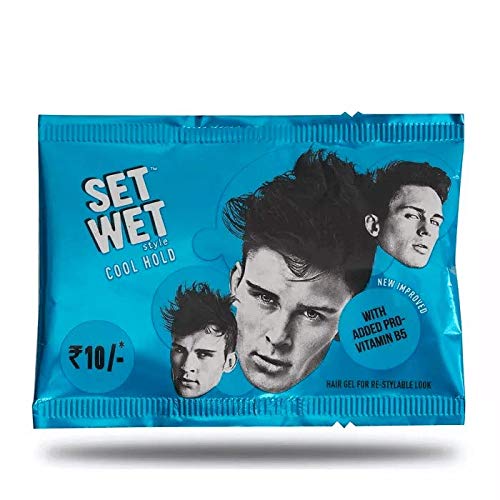 Set Wet hair gel cool hold small styling tube
