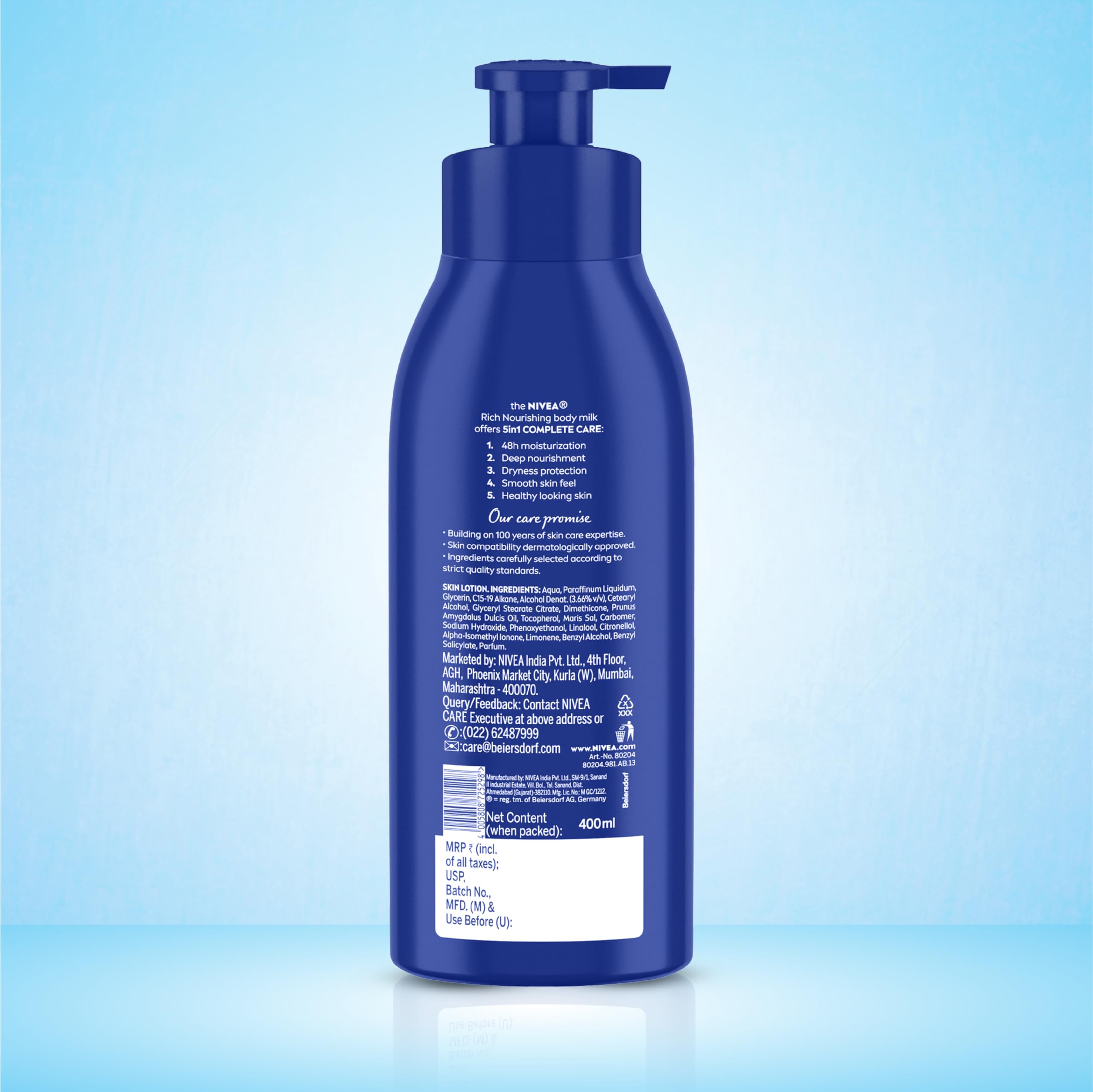 NIVEA Nourishing Body Milk 400ml Body Lotion – view 6