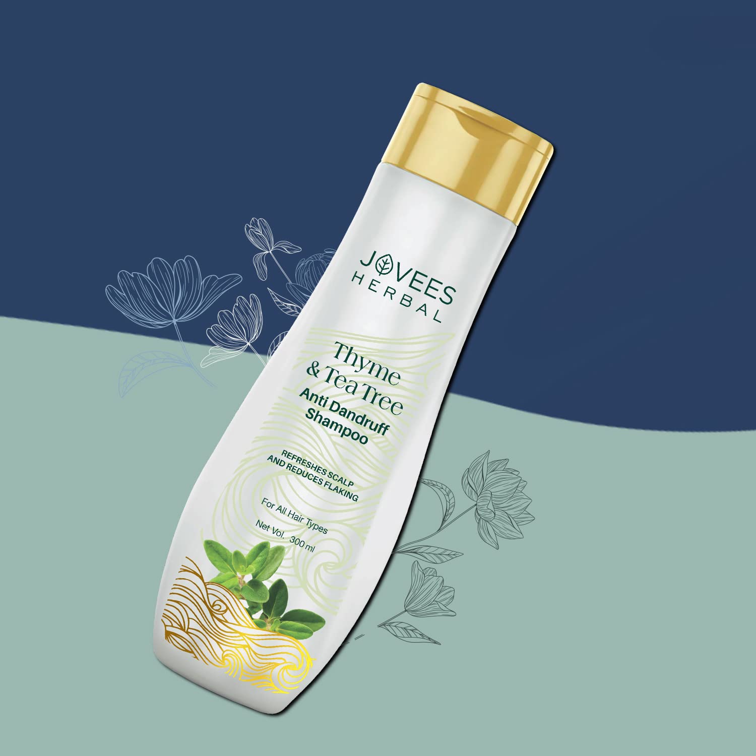 Jovees Herbal Thyme & Tea Tree Anti Dandruff Shampoo – view 2