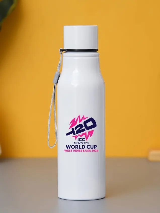 ICC Men's T20 WC-24 Printed Single Walled Stainless Steel Bottle - 750 ML – view 2