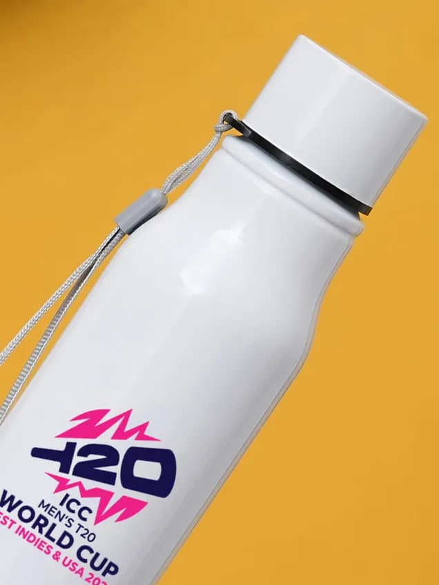 ICC Men's T20 WC-24 Printed Single Walled Stainless Steel Bottle - 750 ML – view 4
