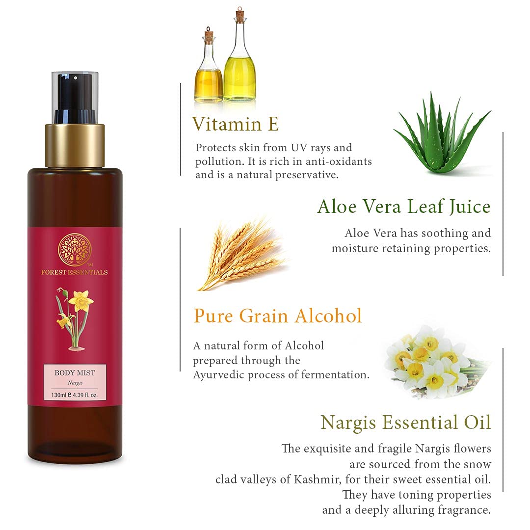 Forest Essentials Body Mist Nargis – view 3