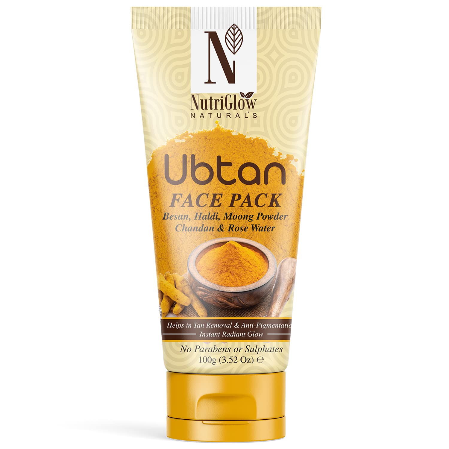 100 g rose-scented ubtan cream pack for face and body
