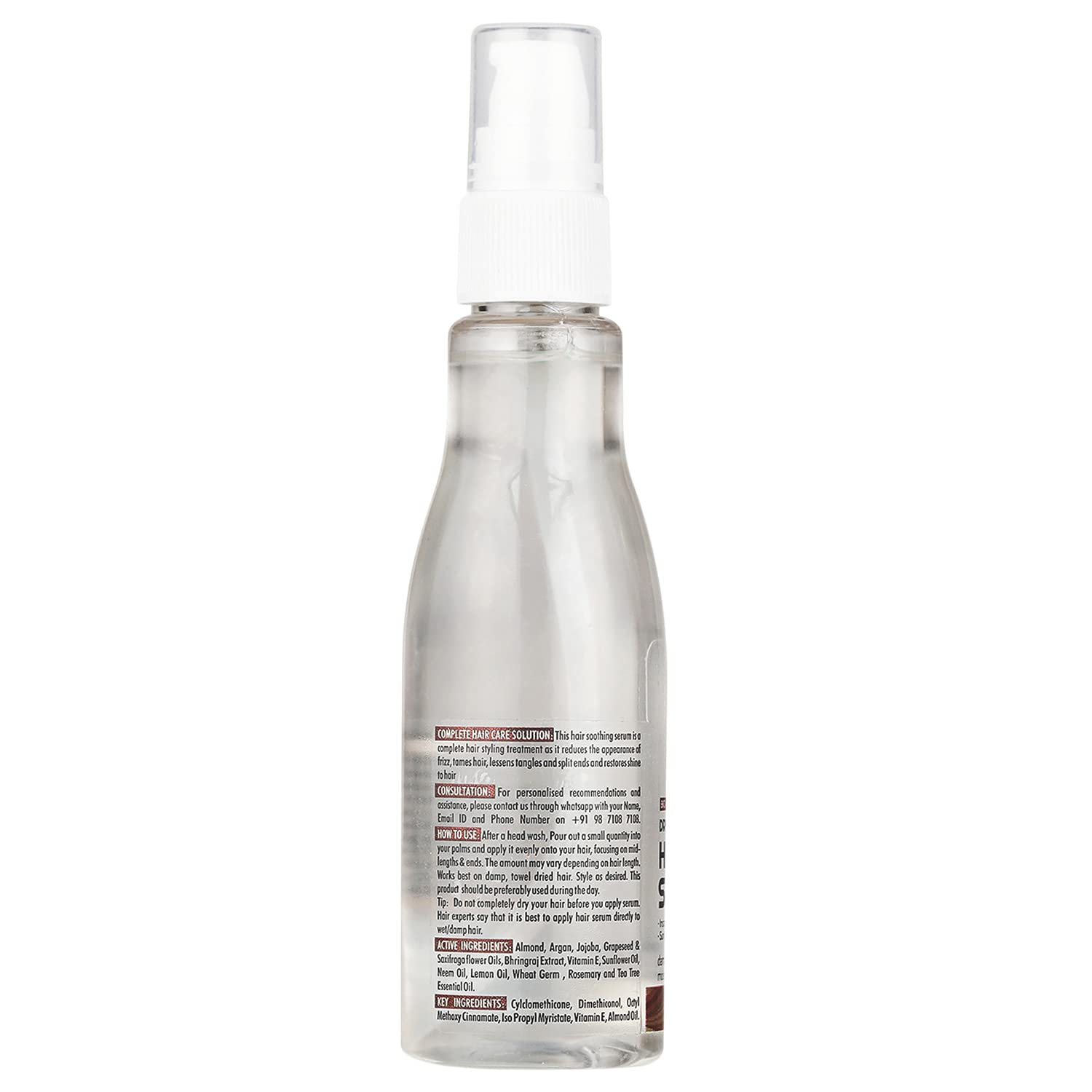 NUTRIGLOW Advanced Organics Dry & Damage Repair Hair Serum/Damage Reverse/Moisture Lock Formulation/Instant Shine/Fizz free hair/No Parabens -100ml – view 7