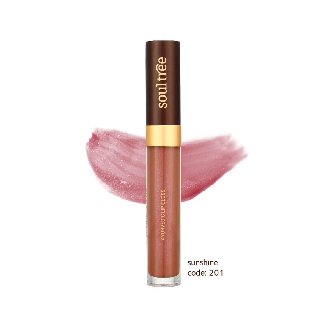 SoulTree Ayurvedic Lip Gloss - Sunshine Colour(201), 5 g – view 2