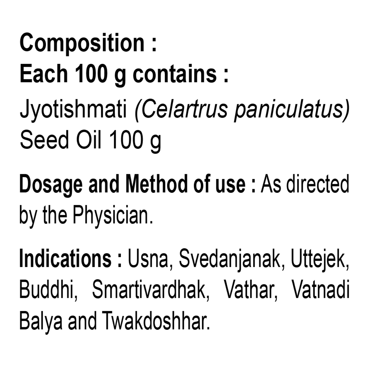 Divya Jyotishmati Taila Virgin 60 ml – view 4