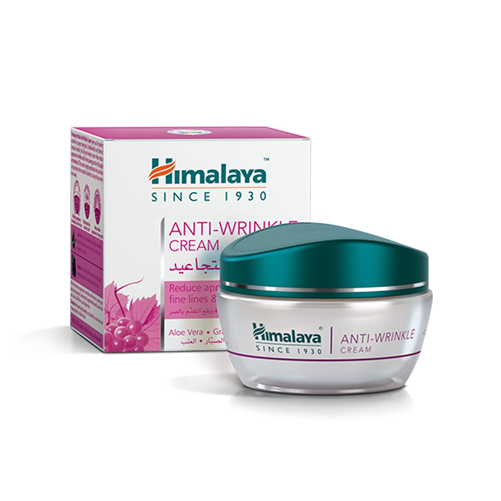 Himalaya anti wrinkle face cream 50g for smooth, moisturized skin